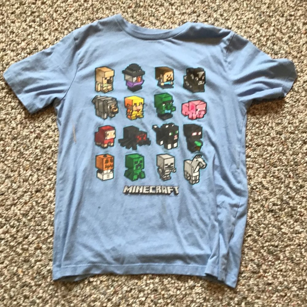 Gap Minecraft shirt, Size: XXL(14-16)